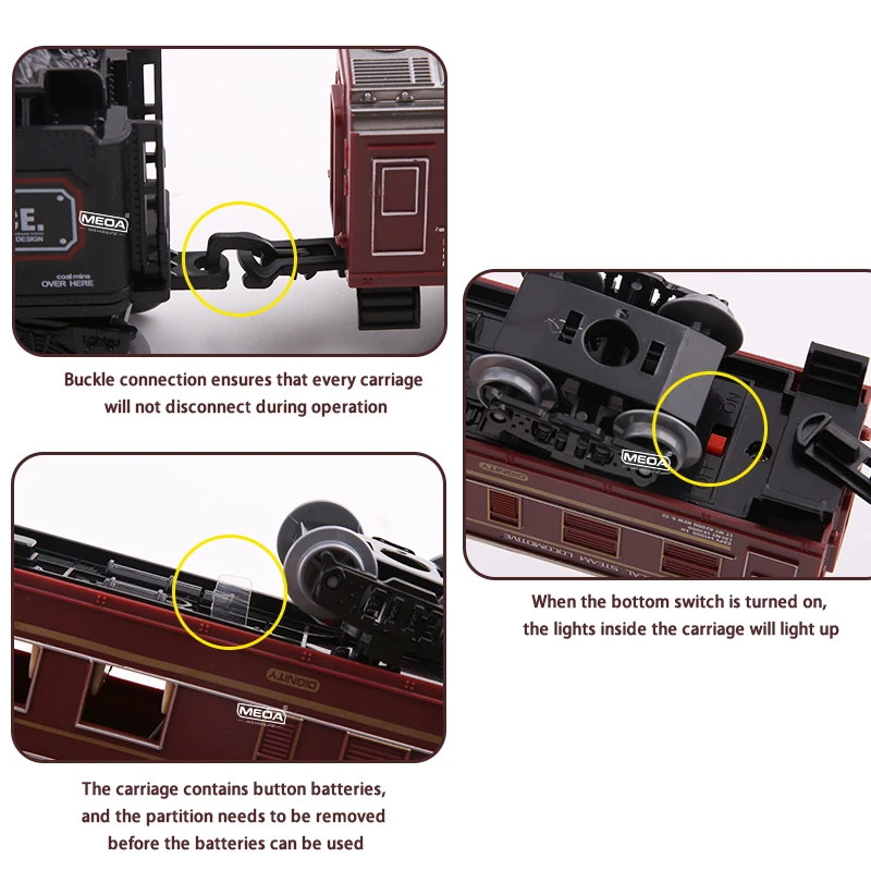 Электрический паровоз с дымом