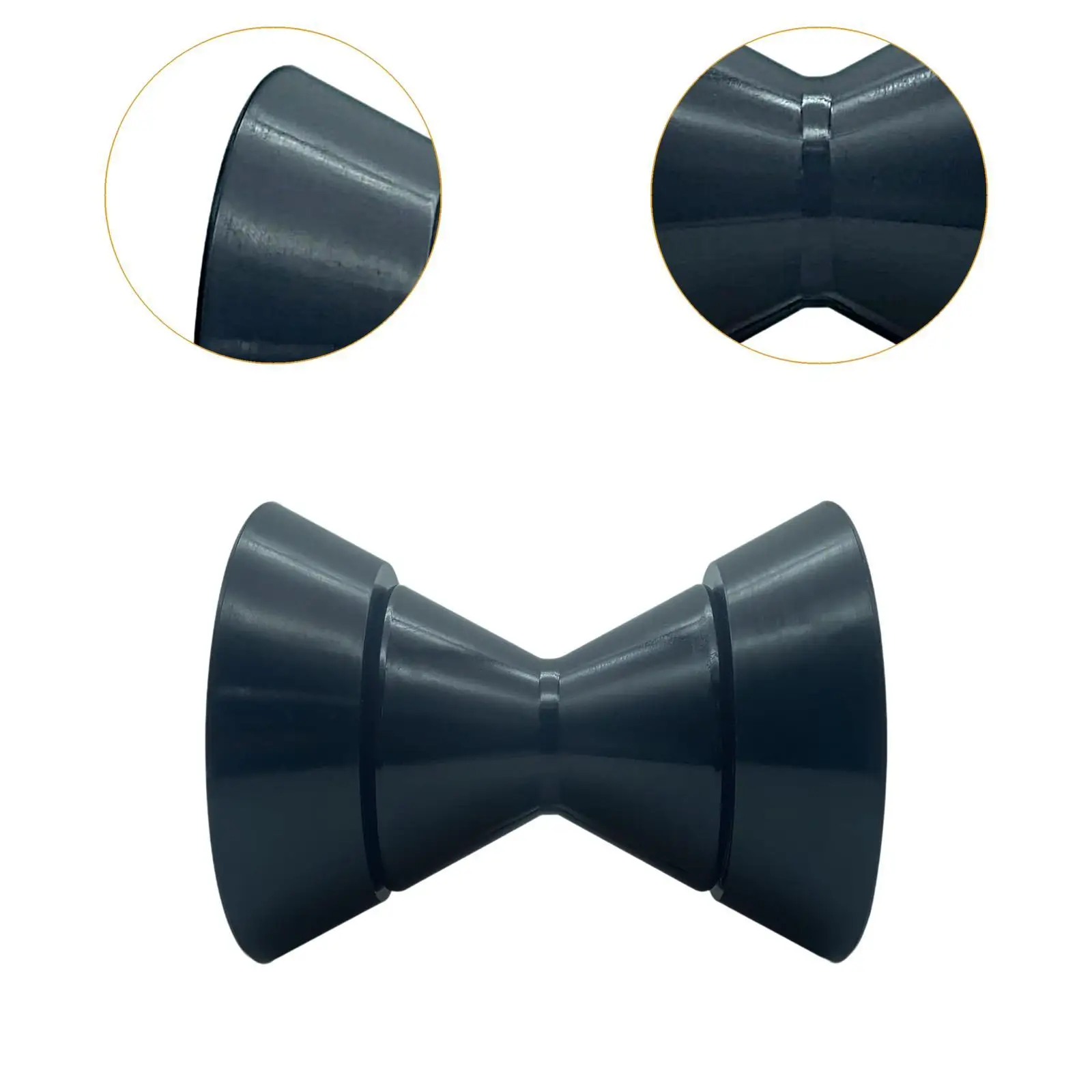 Boat Trailer Bow Roller 4 inch Sturdy Safe Marine Towing Equipment Reduce Drag Accessories Stop