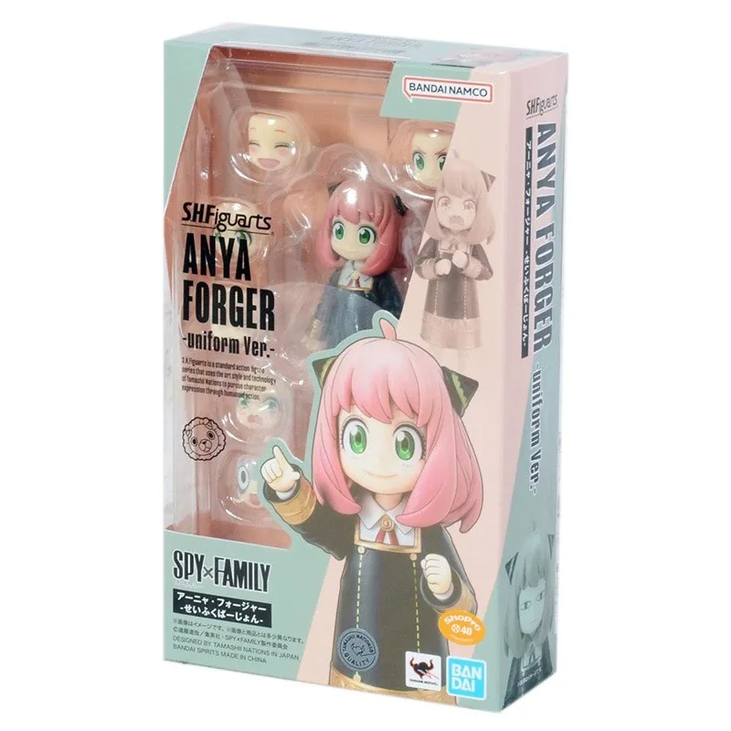 

Bandai Anime Figure SHFAnya Forger Mini SPY×FAMILY Kawaii Model Collection Toys for Boys and Girls Free Shipping Holiday Gifts