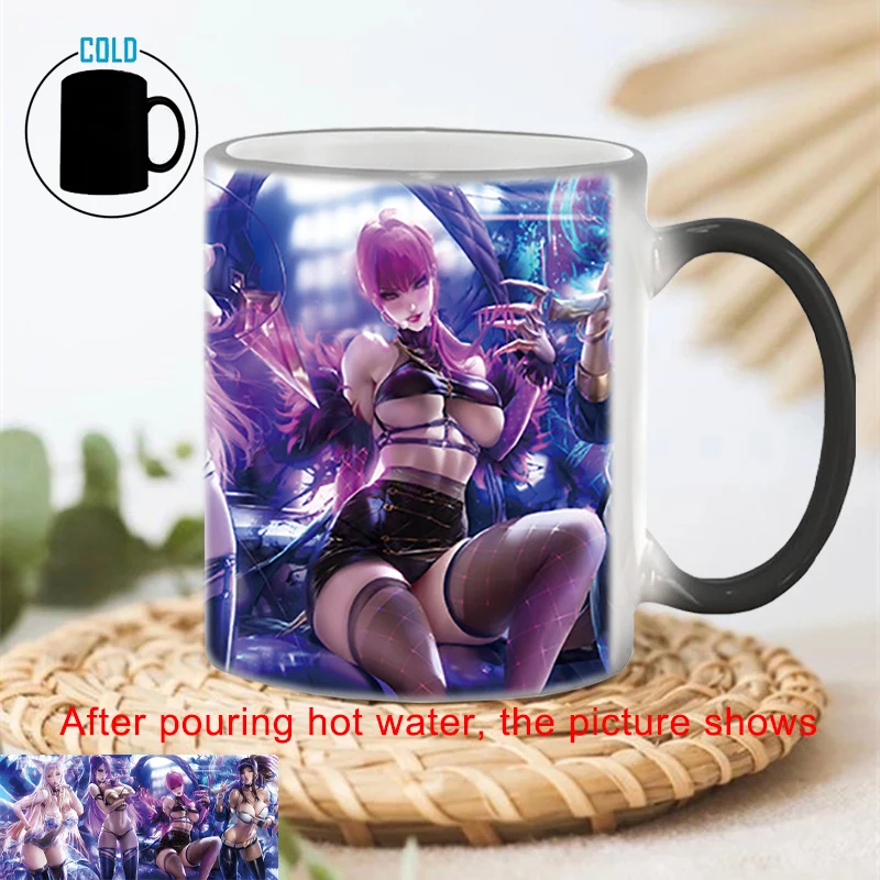 

Sexy Goddess Coffee Mug BSKT-062 Discoloration Cup Color Change Cup Ceramic Mugs Coffee Cups Porcelain Mugs Free Shipping Custom