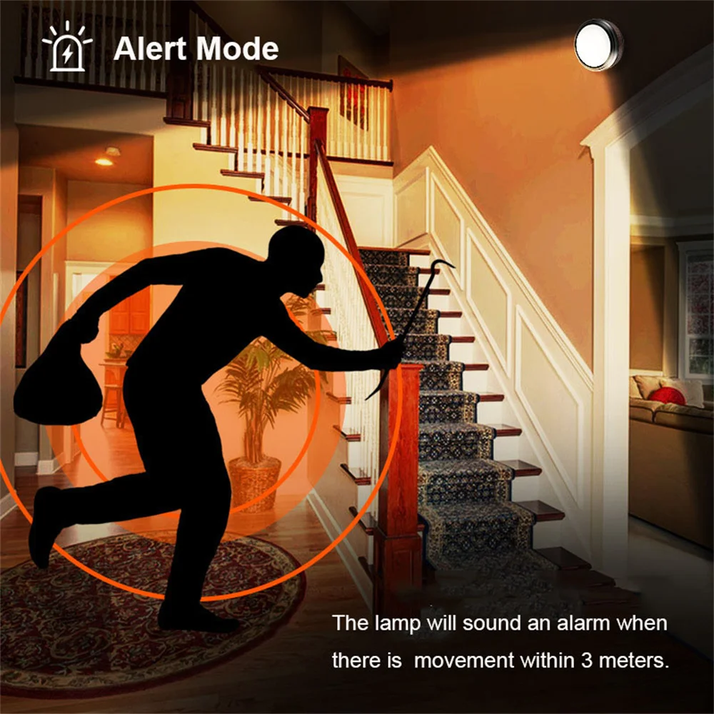 Интеллектуальный Противоугонный светодиодный светильник для шкафа датчик