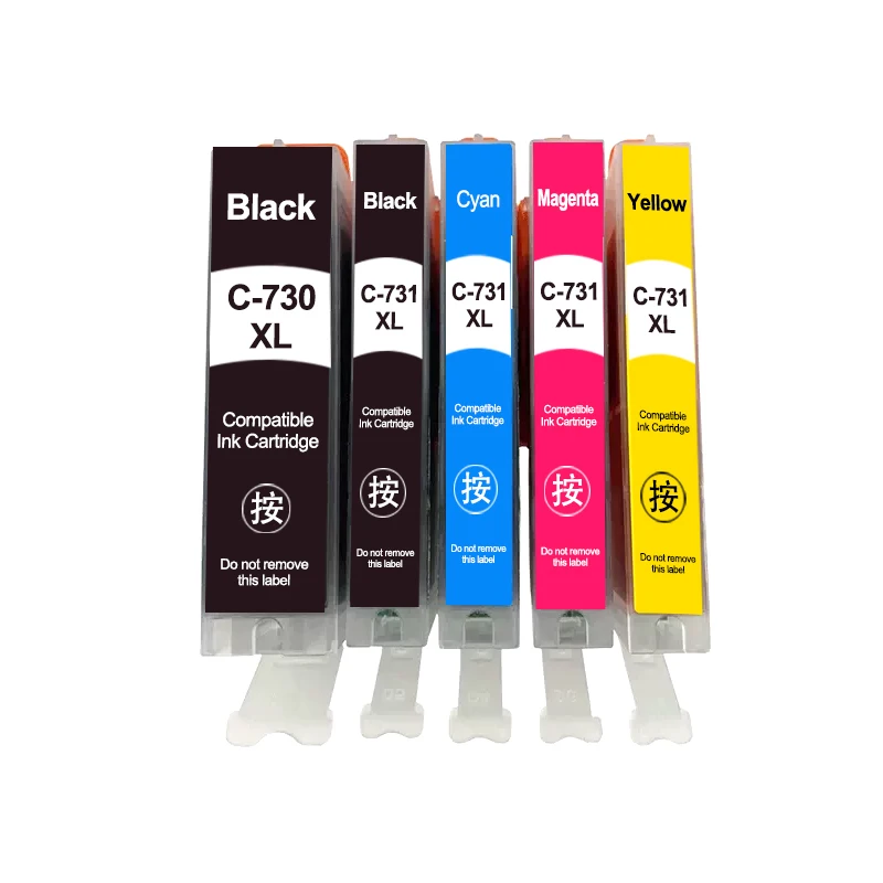 1 комплект 3 комплекта 5 компл. картридж PGI-730 CLI-731 совместимый с принтером Canon PIXMA