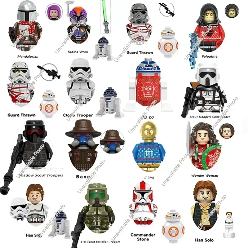 Горячие игрушки Новый клон Звездные войны Строительный блок Ограждение Thrawn Han Solo