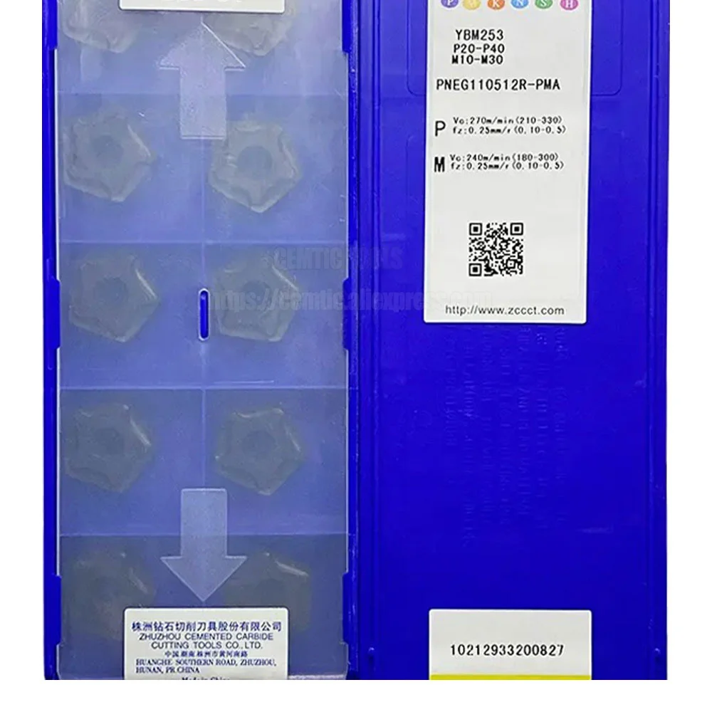 

ZCC CNC лезвие из сплава YBM253 PNEG110512R-PMA