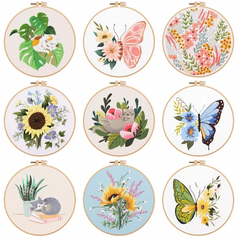 Наборы для ручного шитья вышивки крестом обруч рамка кольца принадлежности