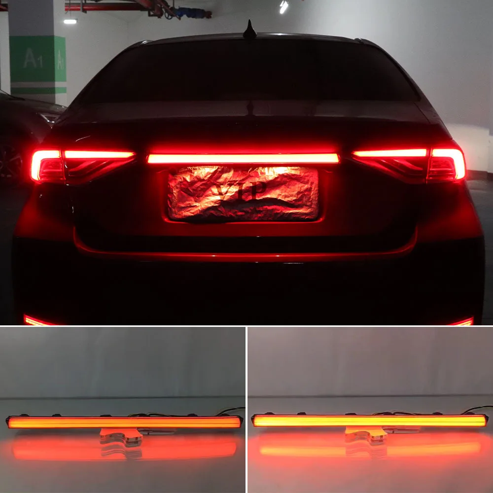 

For Toyota Corolla 2019 2020 2021 Through-flow Flashing Taillight Dynamic Streamer LED Decorative Light