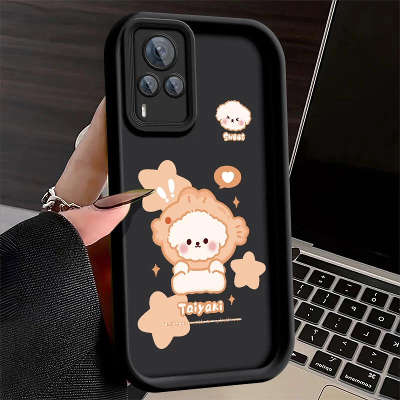 Милый мягкий чехол с рисунком щенка блинчиков для VIVO Y75s Y72t Y10 Y77e t1 Y55s Y52s Y53s Y50t Y33s Y32t