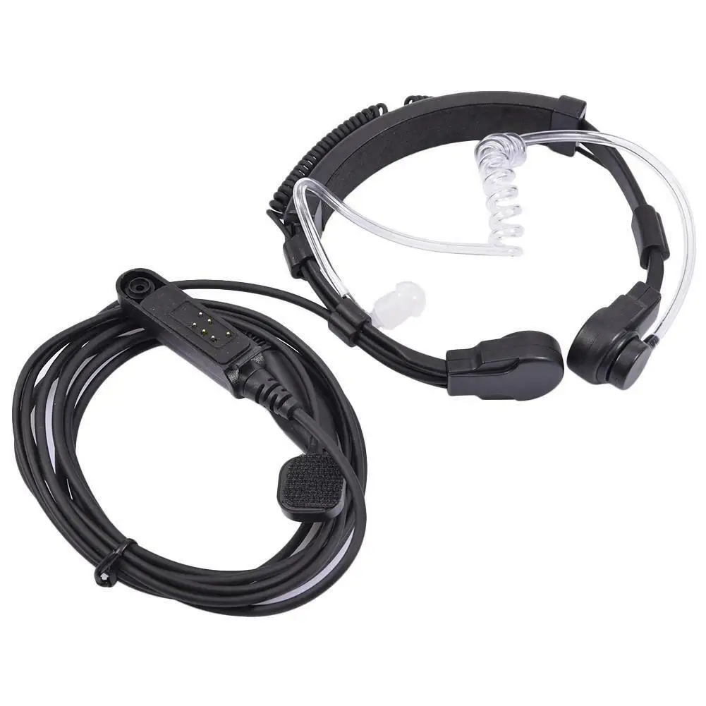 Radio Baofeng UV-9R Plus BF-9700 BF-A58 Telescopic Throat Vibration Mic Earpiece Headset for UV-XR UV9R GT-3WP Walkie Talkie enlarge