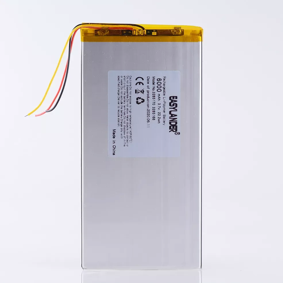 

NEW2023 3 line 3285170 3.7V 6000MAH LI-polymer Battery for Prestigio Grace 3101 3201 4g 8 inch 9inch 3285168 3085170 Alldocub