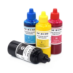 4color 100ml Pigment Ink for Epson WF-6530 WF-6590 WF-8590 WF-6090 WF-8090 WF-8010 WF-8510 PX-M7050 PX-S7050 M860F S860 WF-8091