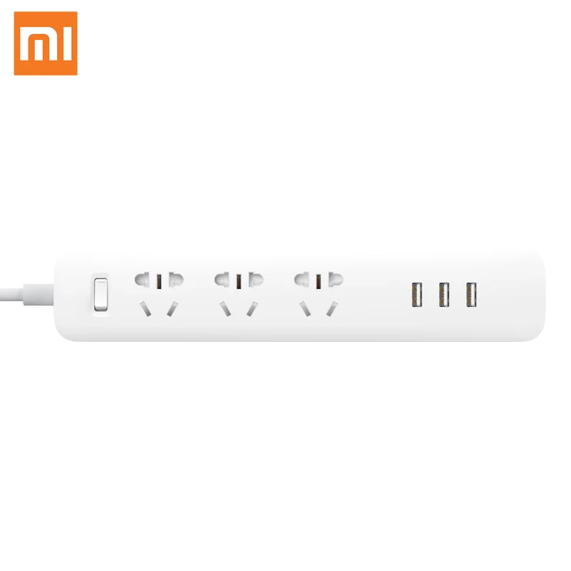 

Плата Xiaomi Mijia с функцией быстрой зарядки и 3 USB-портами, 27 Вт