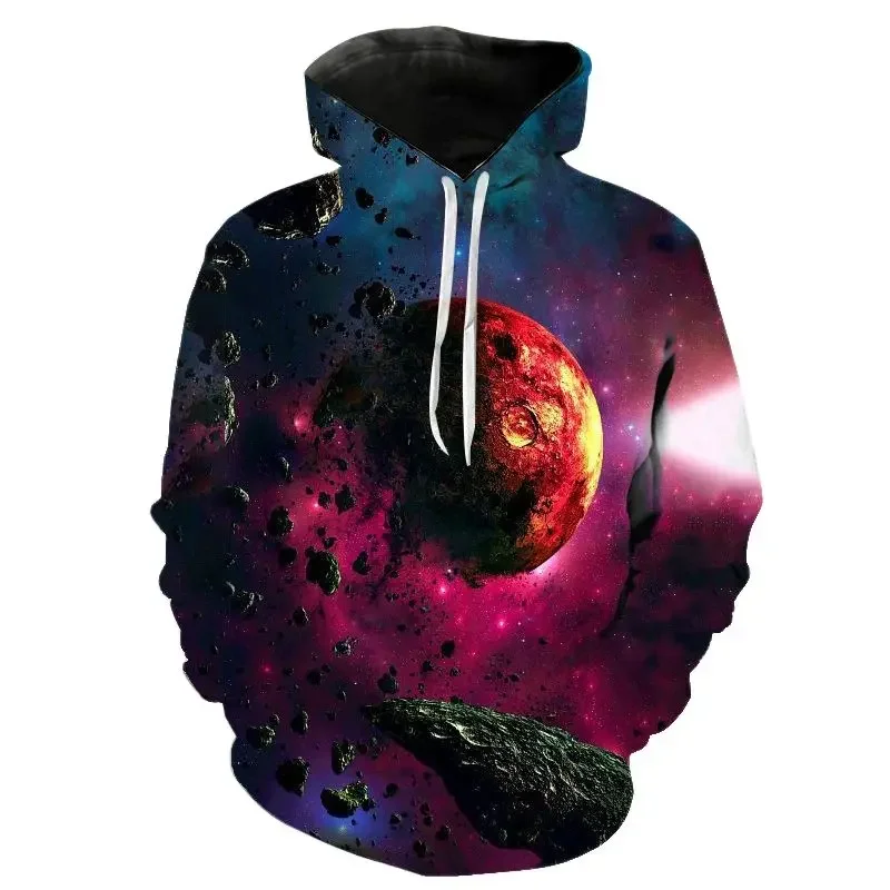 

Universe Starry Sky Astronaut Element 3D Hoodies Men Women Long Pattern Sweatshirt Coat Cool Fashion Kids Streetwear Pullover