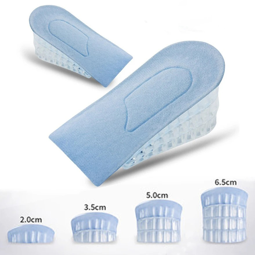 Invisible Height Increase Half Insole 3-Layer Air Up Lifts Elevator Shoes Pad Heel Lifting Inserts 2/ 3.5/ 5 CM Women