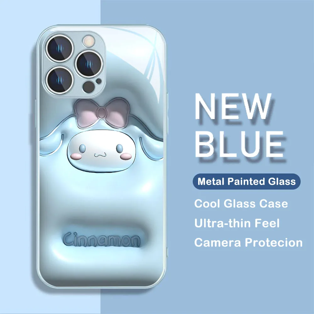 Чехол для телефона Sanrio Cinnamoroll металлический чехол Samsung A 04 12 14 21 22 23 24 30 32 33 34 51 52 53 54 71