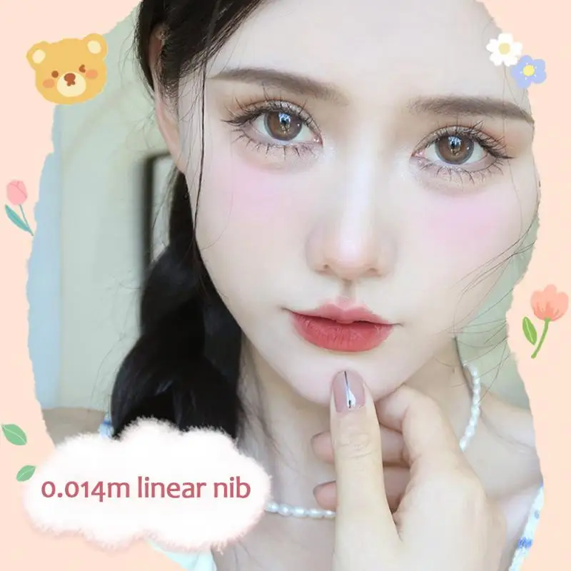 Liquid Eye Liner Waterproof Smudge Proof Quick Drying Ultra Fine Black Eyeliner For Arrows Women Cosmetic