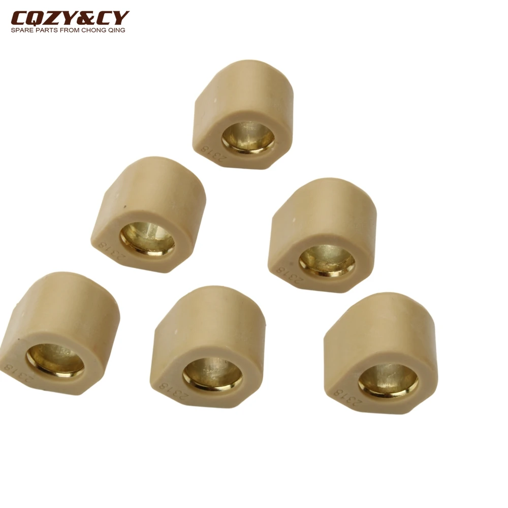 

6PC Ego250 Dink250 Racing Variator Weight Set 23x18mm 19.2g 20g For Kymco B&W250 Maxxer People LC 250 Grand Dink300i Maxxer300