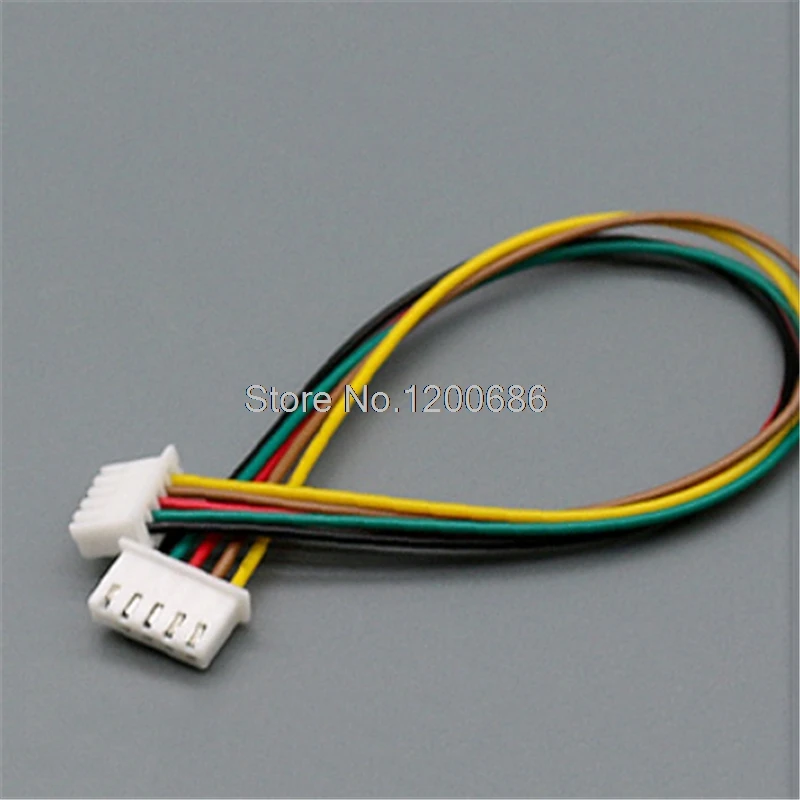 Купи 24AWG XH2.54mm spacing 5P 20CM extension cable various types of cable interface cable power cord length custom making available за 210 рублей в магазине AliExpress