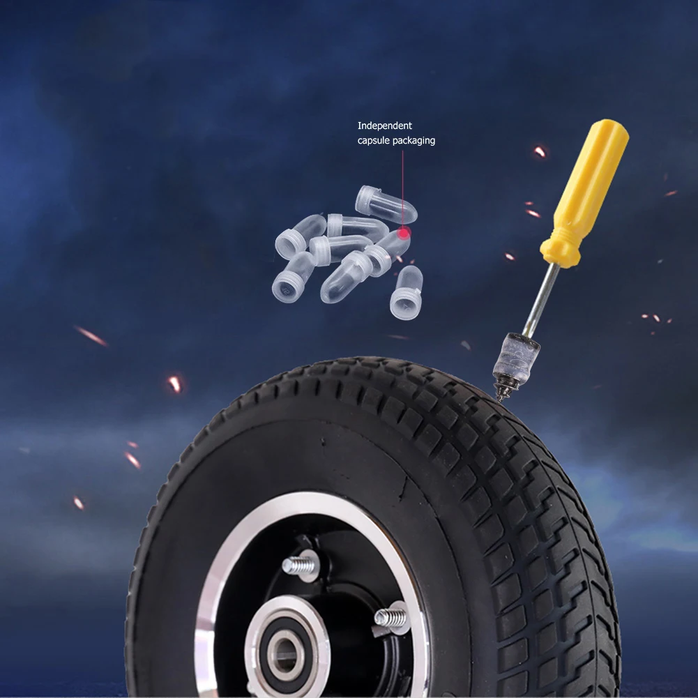 100 шт. ремонтный гвоздь для шин вакуумный ремонт набор гвоздей велосипедных