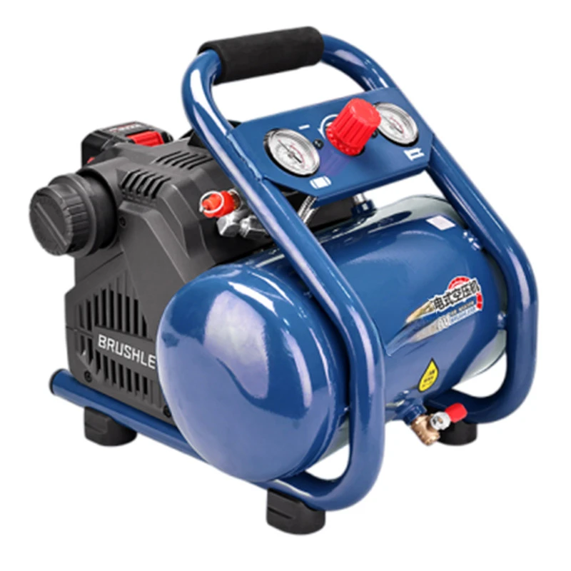 Воздушный компрессор с перезаряжаемой литиевой батареей DCQE550/6ZL DC/AC двойного