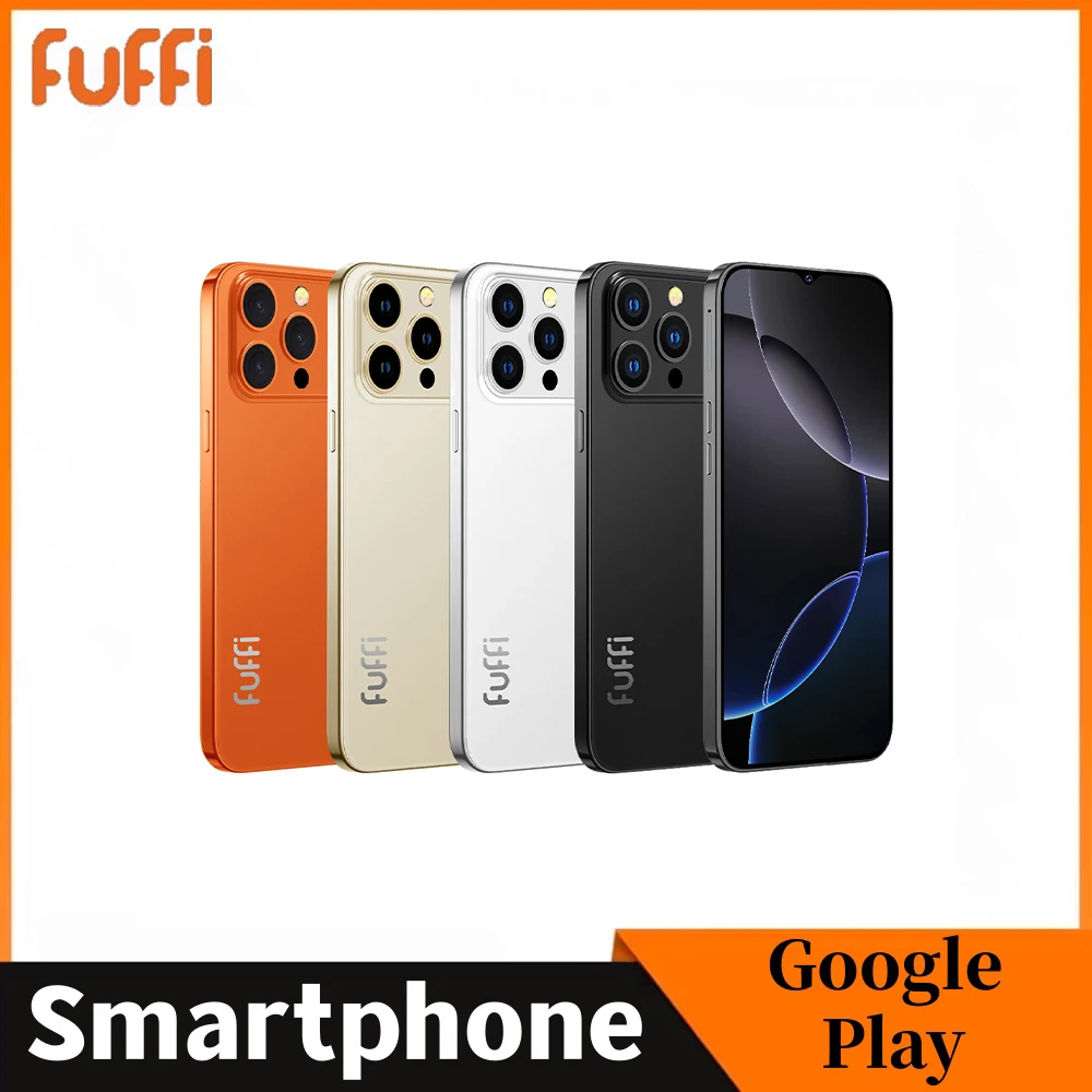 Фото Смартфон FUFFI Global Vision i17 Pro Max, Android, 4 ГБ ОЗУ, 128 ГБ ПЗУ, 6,3-дюймовый экран, 2280x1080HD, 24+48 МП, мобильные телефоны с поддержкой сети 4G №1