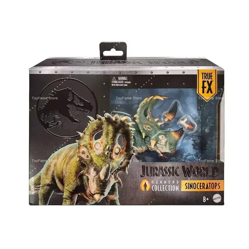 Фото Коллекция динозавров Jurassic World Hammond: Синокератопс, Алозавр – подвижные фигурки-модели для мальчиков №1