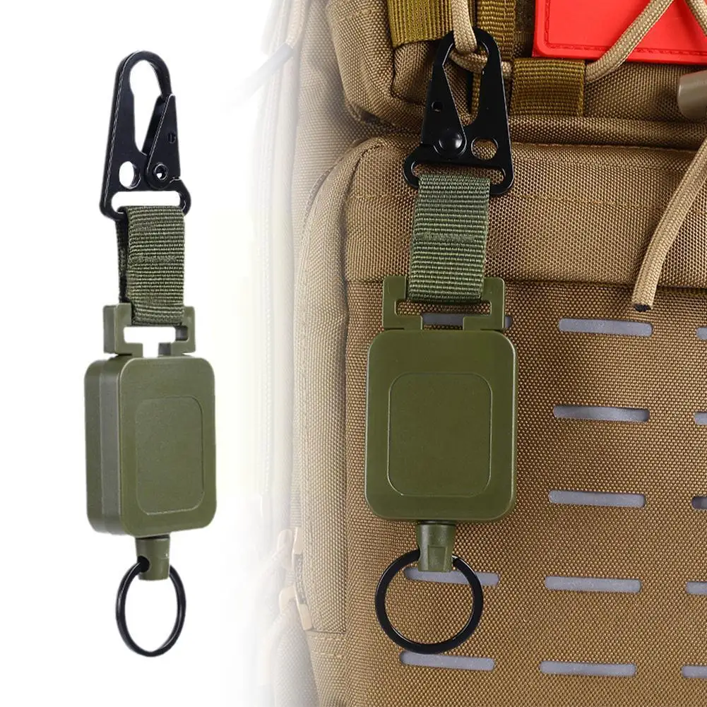 Multi-purpose Card Accessories Holder Keychain Climbing Fishing Outdoor Key S7e2