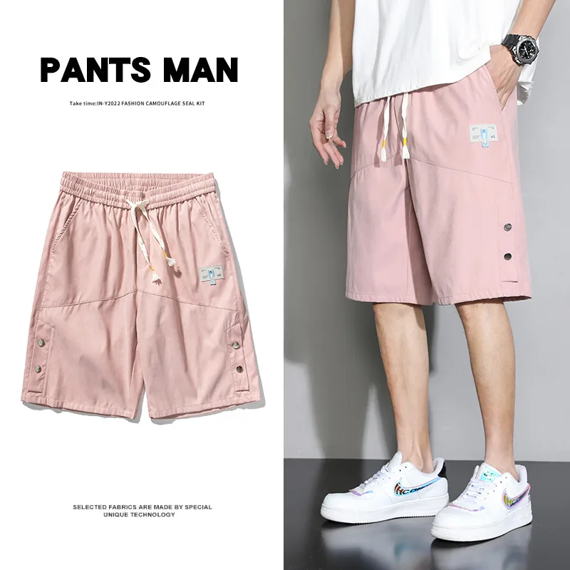 

Men's Shorts2022New Cropped Pants Casual Sports Pants Loose plus Size Trend Straight Cargo Pants