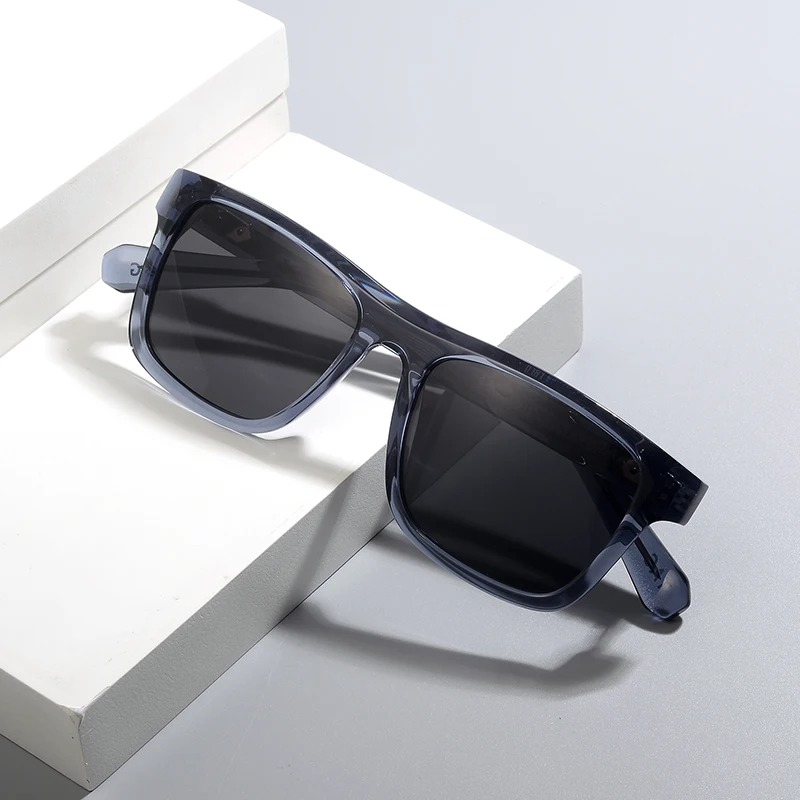 Прямоугольные поляризованные солнцезащитные очки дизайнерские брендовые