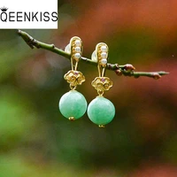 qeenkiss eg5223 fine jewelry wholesale fashion woman bride girl mother birthday wedding gift vintage ball 24kt gold studearrings