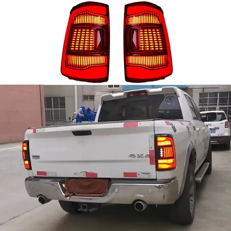 Lámpara trasera para camioneta, luces de freno para marcha atrás, para Dodge Ram 1500, 2009 -2018, 4x4