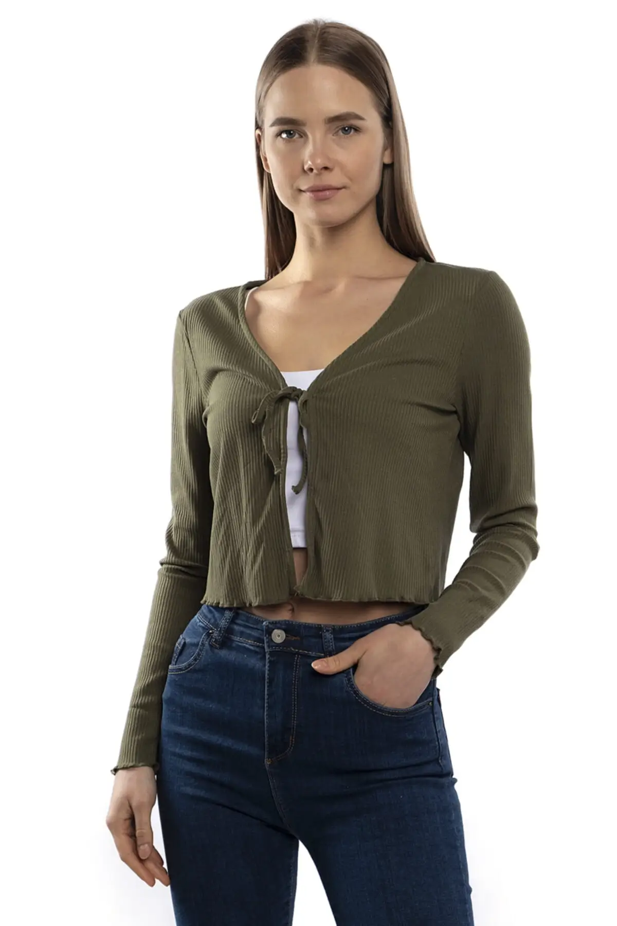 

Women's Cardigan Tie Short Casual Knitted High Quality Fashion Cardigan Sweaters Loose Sweater Jumper