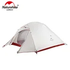 Палатка Naturehike Cloud Up 3 20D Ультралегкая, водонепроницаемая нейлоновая для 3 человек и 3 человек, для походов и отдыха на открытом воздухе