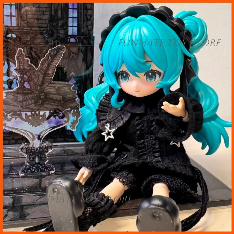 Фото Коллекционная фигурка Hatsune Miku 14 см (BJD&MJD) в закрытой упаковке, модная игрушка-украшение для рабочего стола, сюрприз-кукла, подарок №1