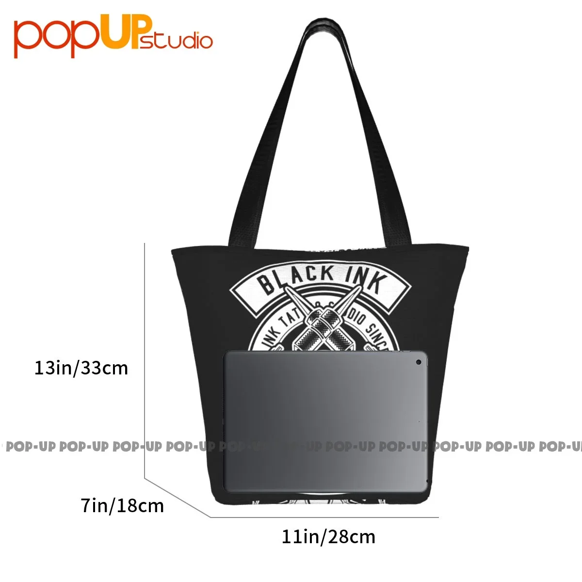 Черные чернила для тату-студии Фотосумка сумка шоппинга
