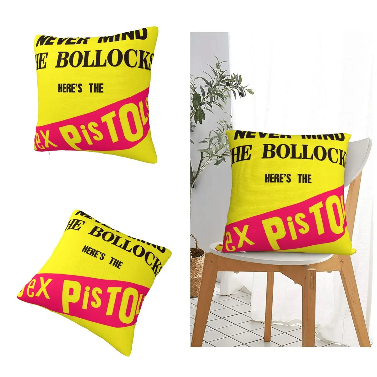 Пистолеты для секса наволочка подушки кровати дивана с геометрическим рисунком