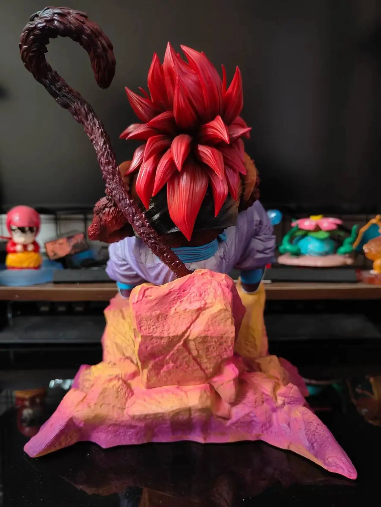 Фото В НАЛИЧИИ: Фигурки JG studio 24 см Dragon Ball Gogeta, фигурки Gogeta ssj4, аниме-фигурки, коллекционные статуэтки из ПВХ, игрушки, подарки. №4
