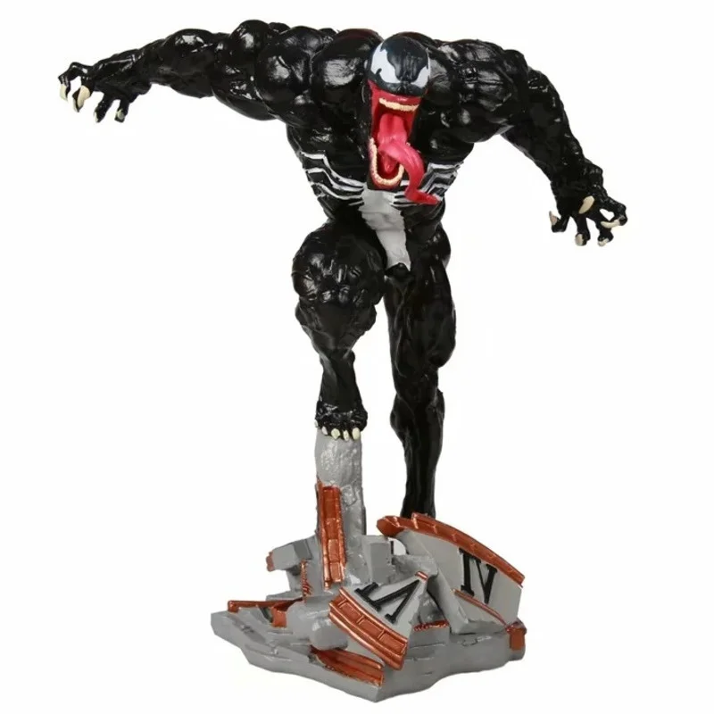 

Venom Figma 25cm PVC Marvel Legand Action Figure Avengers Model Iron Man SpiderMan Captain America Anime Toys For Kids Gift Doll