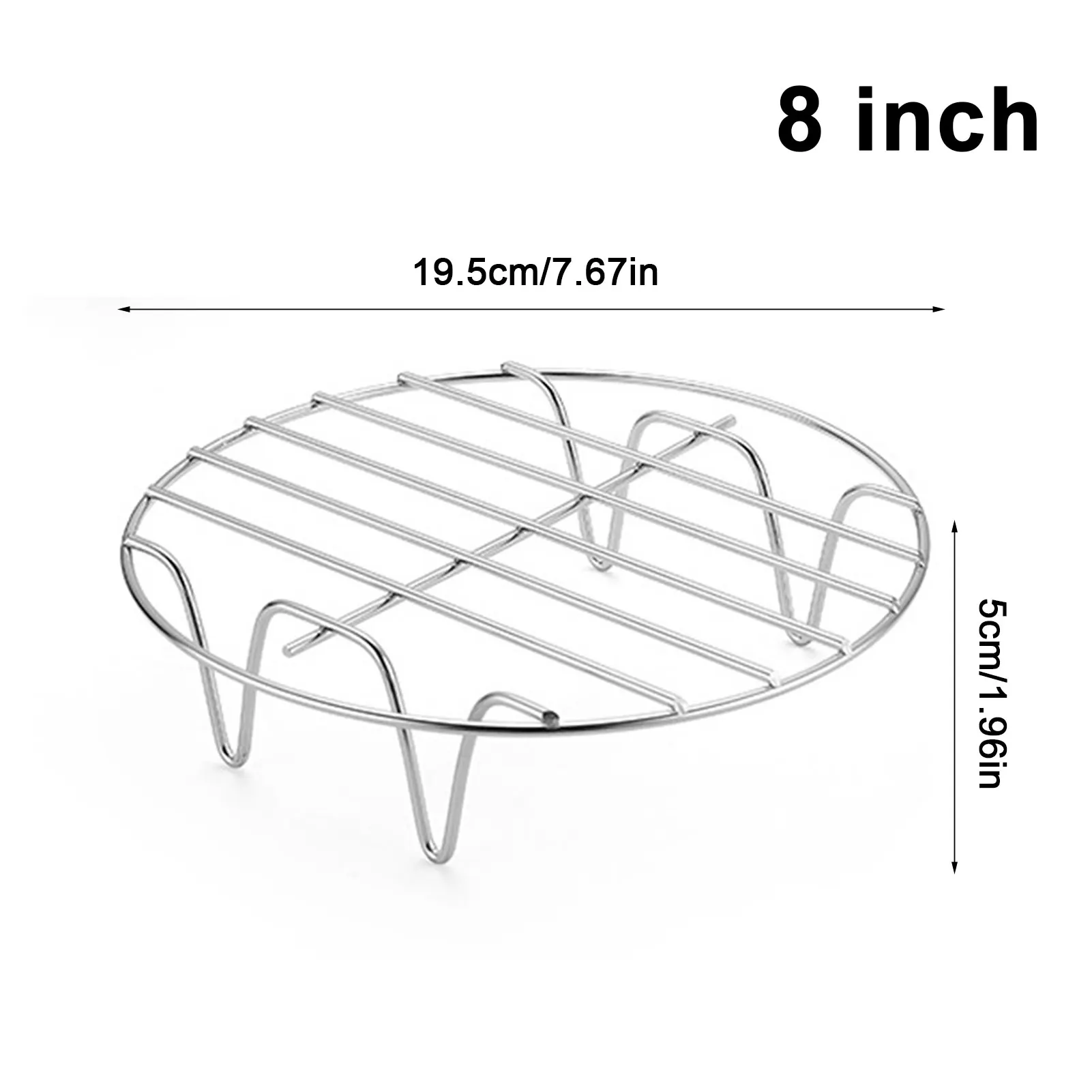 Круглая стойка для готовки из нержавеющей стали 6 7 8 дюймов