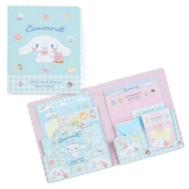 

Sanrioed Anime Kawaii Stickers My Melody Hellokittys Cartoon Envelope Letter Paper Set Cute Handbook Note Paper Kids Gifts