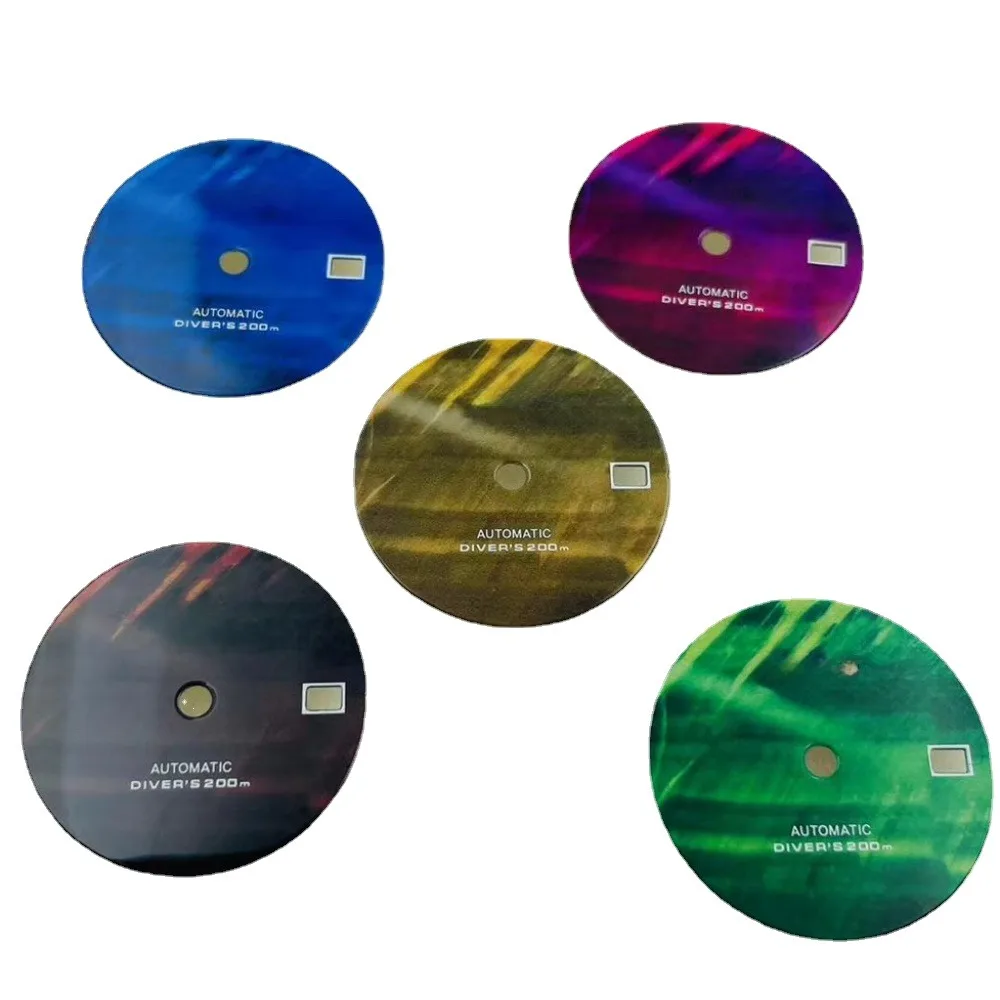 

28.5mm enamel gradient NH35 dial mechanical watch modification dial watch accessories customized watch