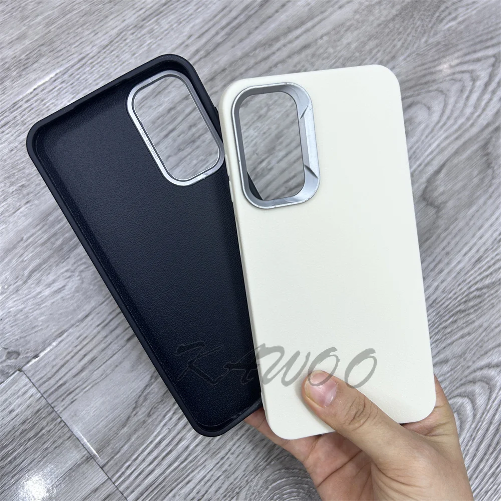 Leather Skin Soft TPU Slim Case Cover For Samsung Galaxy A05S A15 A14 A33 A73 A31 A52s A24 A23 A55 Shockproof Phone Capa Coque