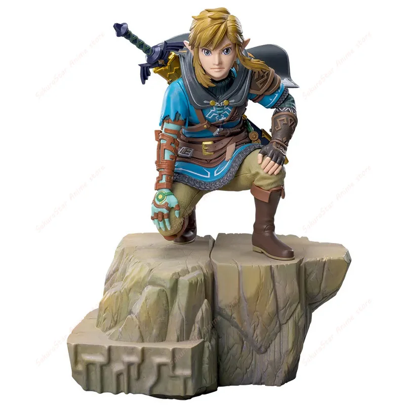 Фото В наличии: Оригинальная коллекционная аниме-фигурка SEGA FIGURIZMa The Legend of Zelda Link, модель куклы, подарок для любителей игр. №4