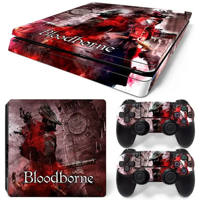 Неокрашенные аксессуары для 4 игр Виниловая наклейка наклейки PS4slim на консоль и