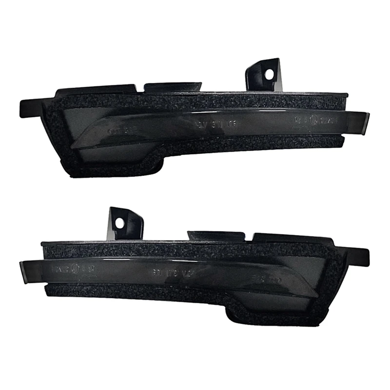 

For FORD MUSTANG 2015-2020 PAIR LED Side Mirror Sequential Turn Signal Light Lamp Smoked FR3Z-13B375-A + FR3Z-13B374-A