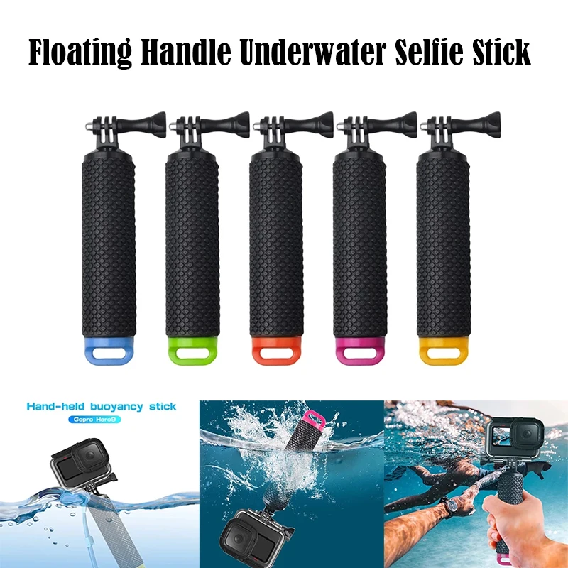 

Floating Handle Underwater Selfie Stick Diving Action Camera Accessories w Lanyard For Insta360 X3 X2 Gopro 11 mini DJI Action 3