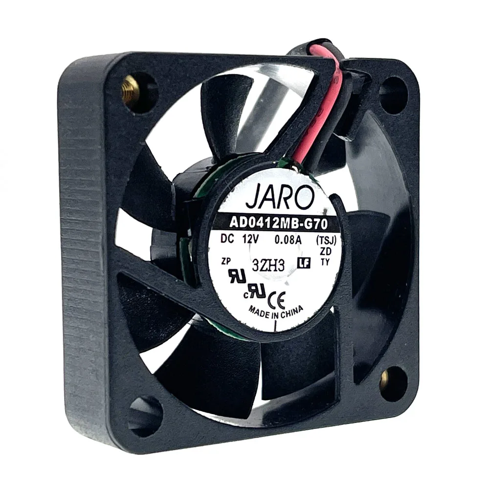 Новый 40 мм 12 в бесшумный охлаждающий вентилятор, для ADDA JARO AD0412MB-G70 40x40x10 мм с одиночным шарикоподшипником 0,08 а мини крошечные микровентиляторы