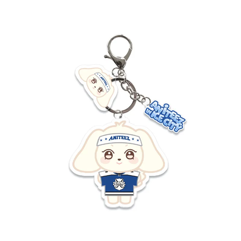 Аниме милый Ateez Aniteez мультфильм акриловый брелок подарок рисунок фанаты детские
