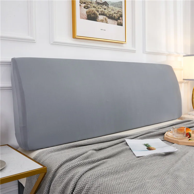 Dustproof Bed Head Cover High Elastic All-inclusive Headboard Home Decor Anti-dirty Back Protective | Дом и сад