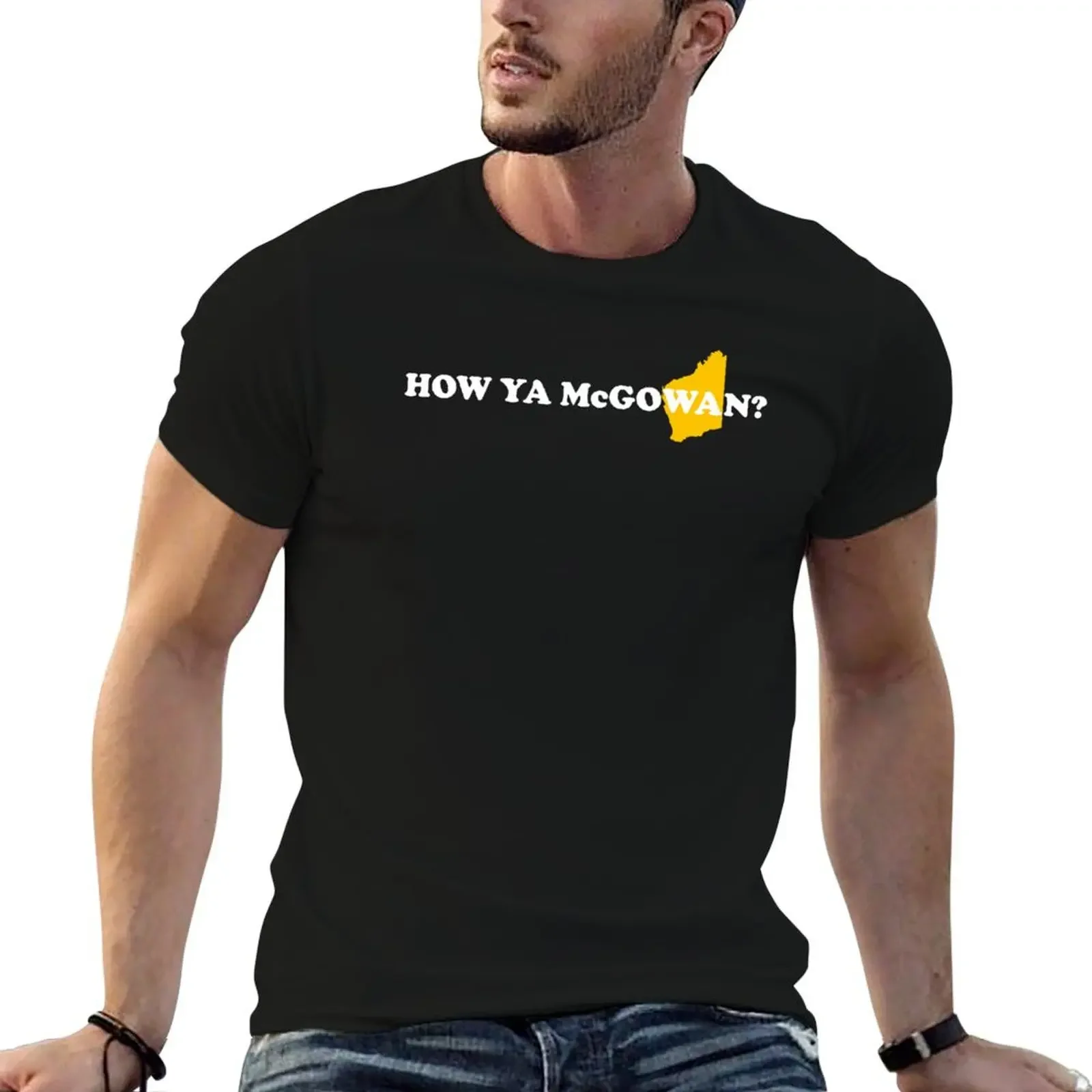 Как Я МакГибина? (Белое золото издание) Футболка Mark McGowan Merch винтажные футболки