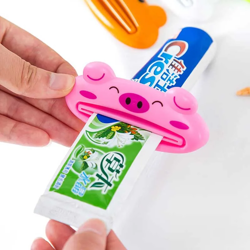 

Toothpaste Squeezers Cartoon Toothpaste Extruder Squeezer Cleanser Squeezer Dispenser Rolling Holder Bathroom Accessories